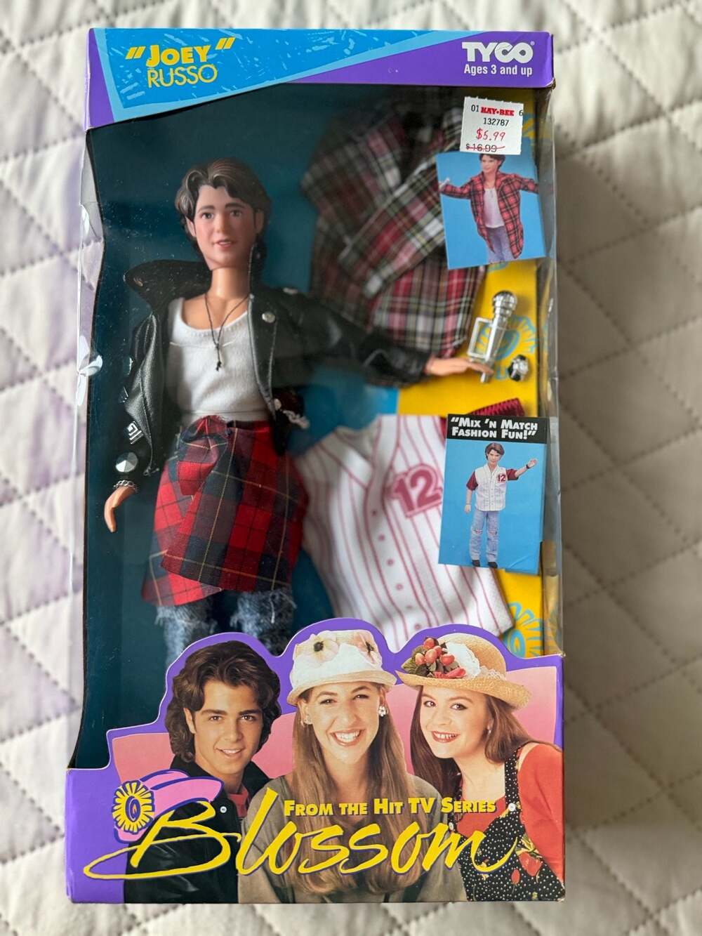 Vintage 1993 Tyco Blossom Joey Russo Mix 'N Match Fashion Fun Doll